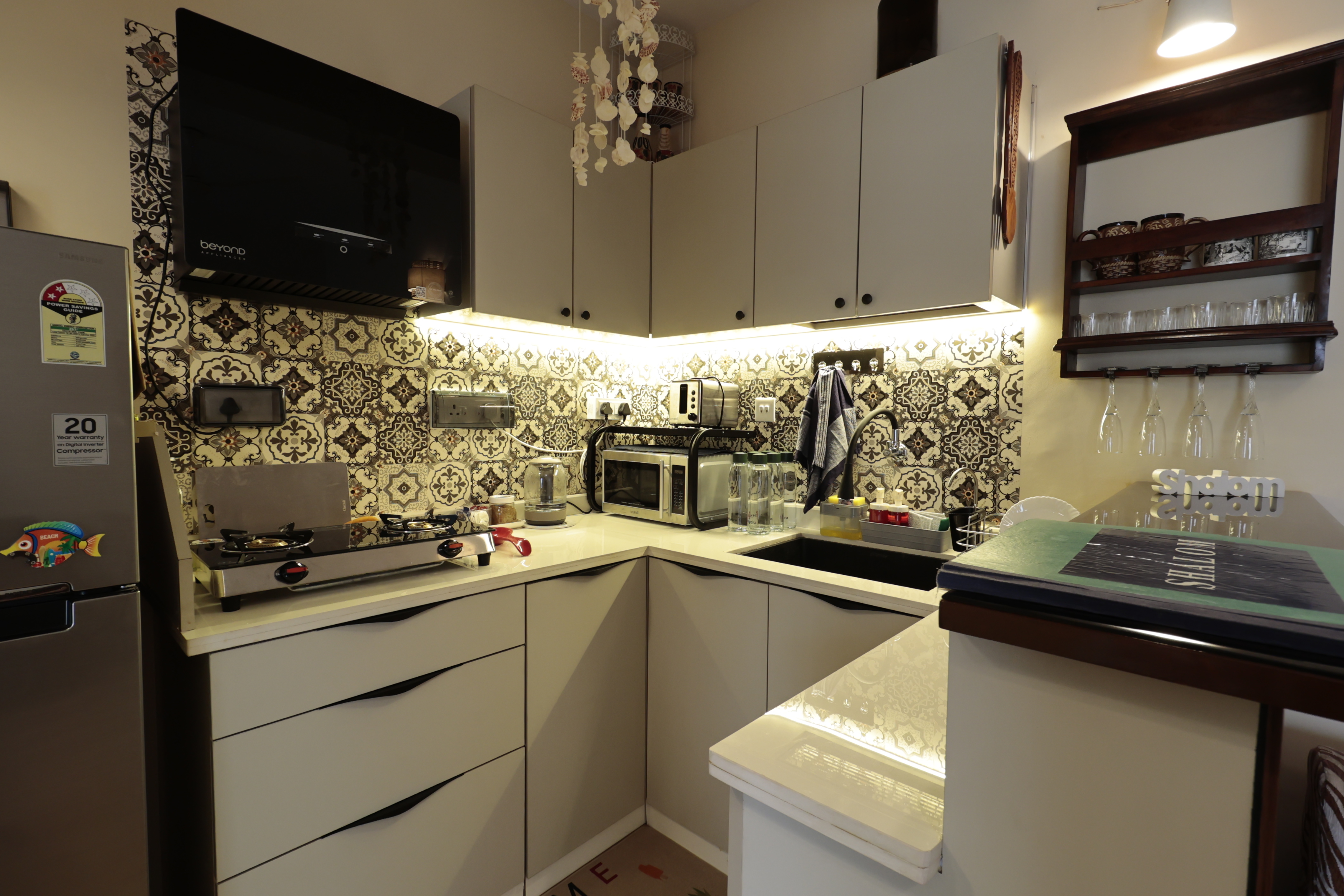 Portuguese Tile Kitchenette & Bar