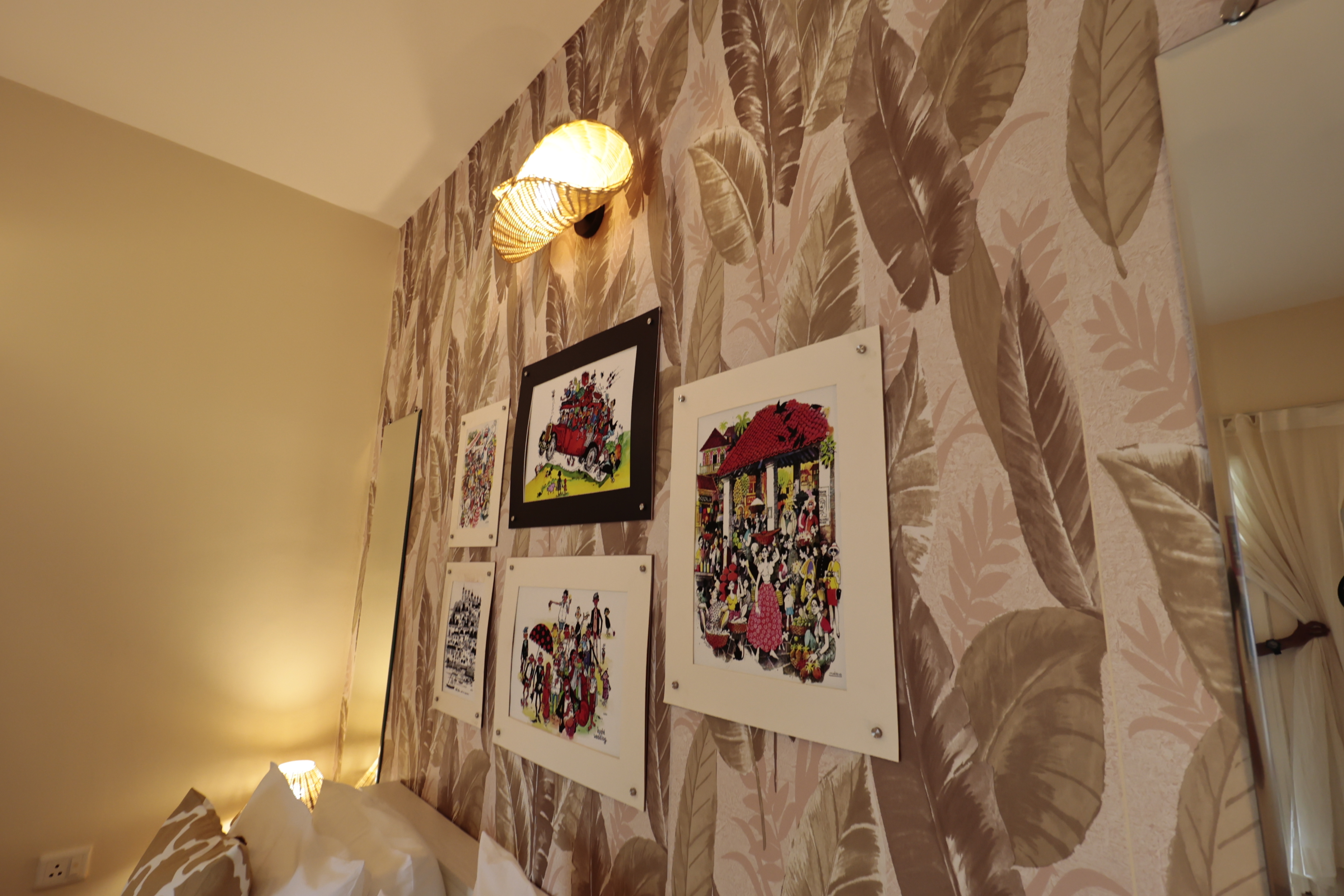 Goan Botanical Wall & Details